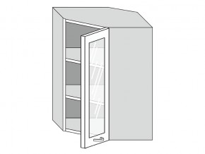 19.60.3у Шкаф настенный (h=913) угловой на 600мм со стекл. дверцей в Краснотурьинске - krasnoturinsk.магазин96.com | фото