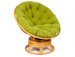 Кресло-качалка Papasan w 23/01 B с подушкой Honey, флок Олива в Краснотурьинске - krasnoturinsk.магазин96.com | фото