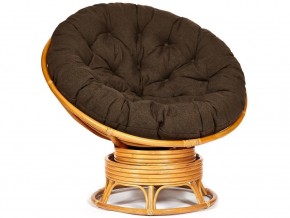 Кресло-качалка Papasan w 23/01 B с подушкой Honey, ткань Коричневый в Краснотурьинске - krasnoturinsk.магазин96.com | фото