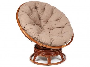 Кресло-качалка Papasan w 23/01 B с подушкой Pecan, экошерсть Коричневый в Краснотурьинске - krasnoturinsk.магазин96.com | фото