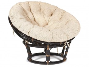 Кресло Papasan 23/01 W с подушкой Antique brown, ткань Старт в Краснотурьинске - krasnoturinsk.магазин96.com | фото