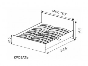 Кровать 1600х2000 ортопедическое основание в Краснотурьинске - krasnoturinsk.магазин96.com | фото