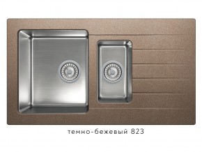 Мойка комбинированная Tolero twist TTS-890 Темно-бежевый 823 в Краснотурьинске - krasnoturinsk.магазин96.com | фото