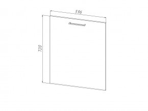 П 60 Комплект для посудомоечной машины 600 мм (цоколь + фасад) ЛДСП в Краснотурьинске - krasnoturinsk.магазин96.com | фото