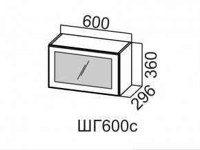 ШГ600с/360 Шкаф навесной 600/360 (горизонт. со стеклом) в Краснотурьинске - krasnoturinsk.магазин96.com | фото