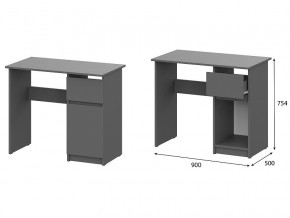 Стол письменный 900 Денвер Графит серый в Краснотурьинске - krasnoturinsk.магазин96.com | фото
